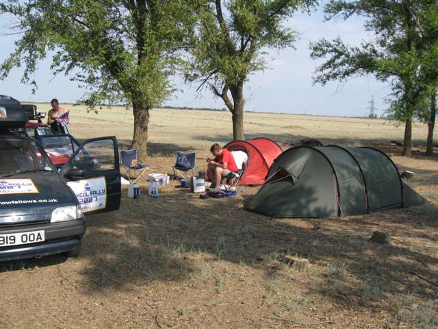 Camping in Ukraine